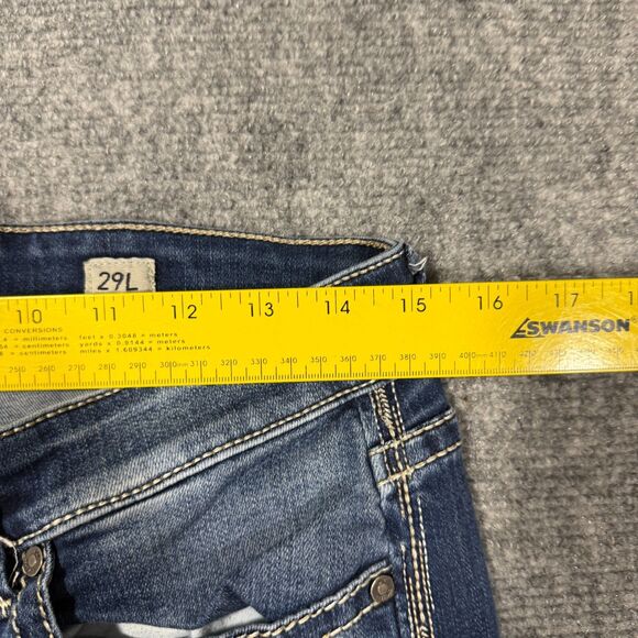 Bke Stella Jeans Womens 29 Bootcut Blue Stonewash 29x32 - Picture 4 of 11